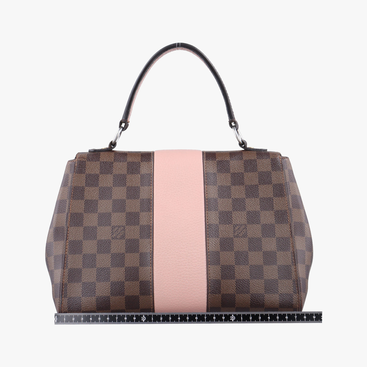 Pre-owned Louis Vuitton Bond Street EBENE×Magnolia Damier Canvas×Taurillon leather N64417 shoulderbag | stylenewstar