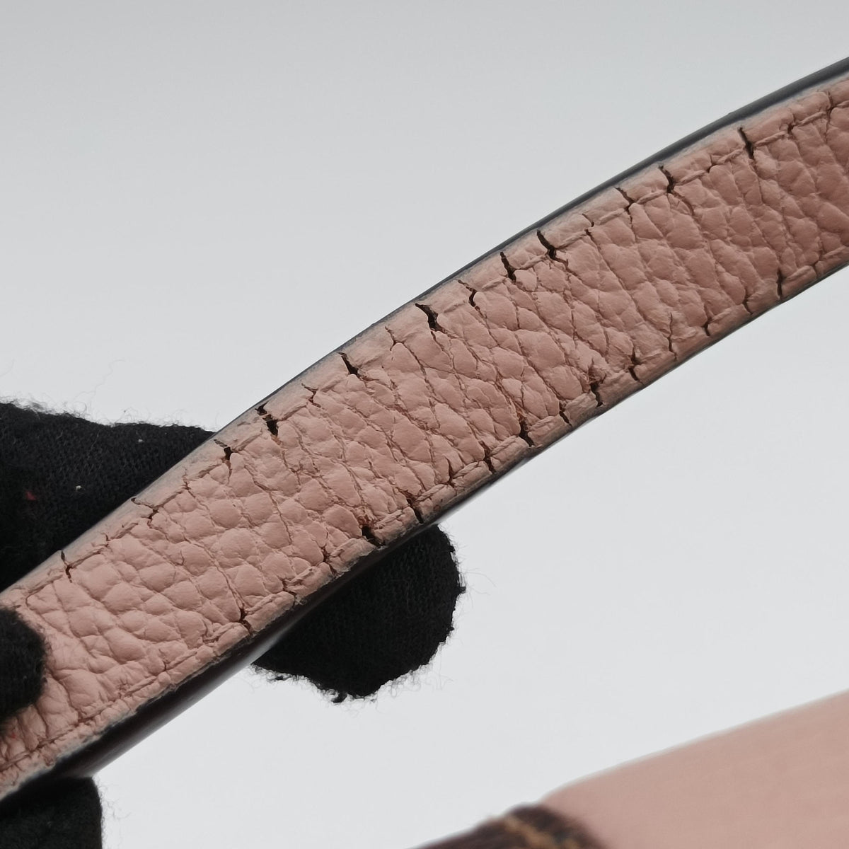 Pre-owned Louis Vuitton Bond Street EBENE×Magnolia Damier Canvas×Taurillon leather N64417 shoulderbag | stylenewstar