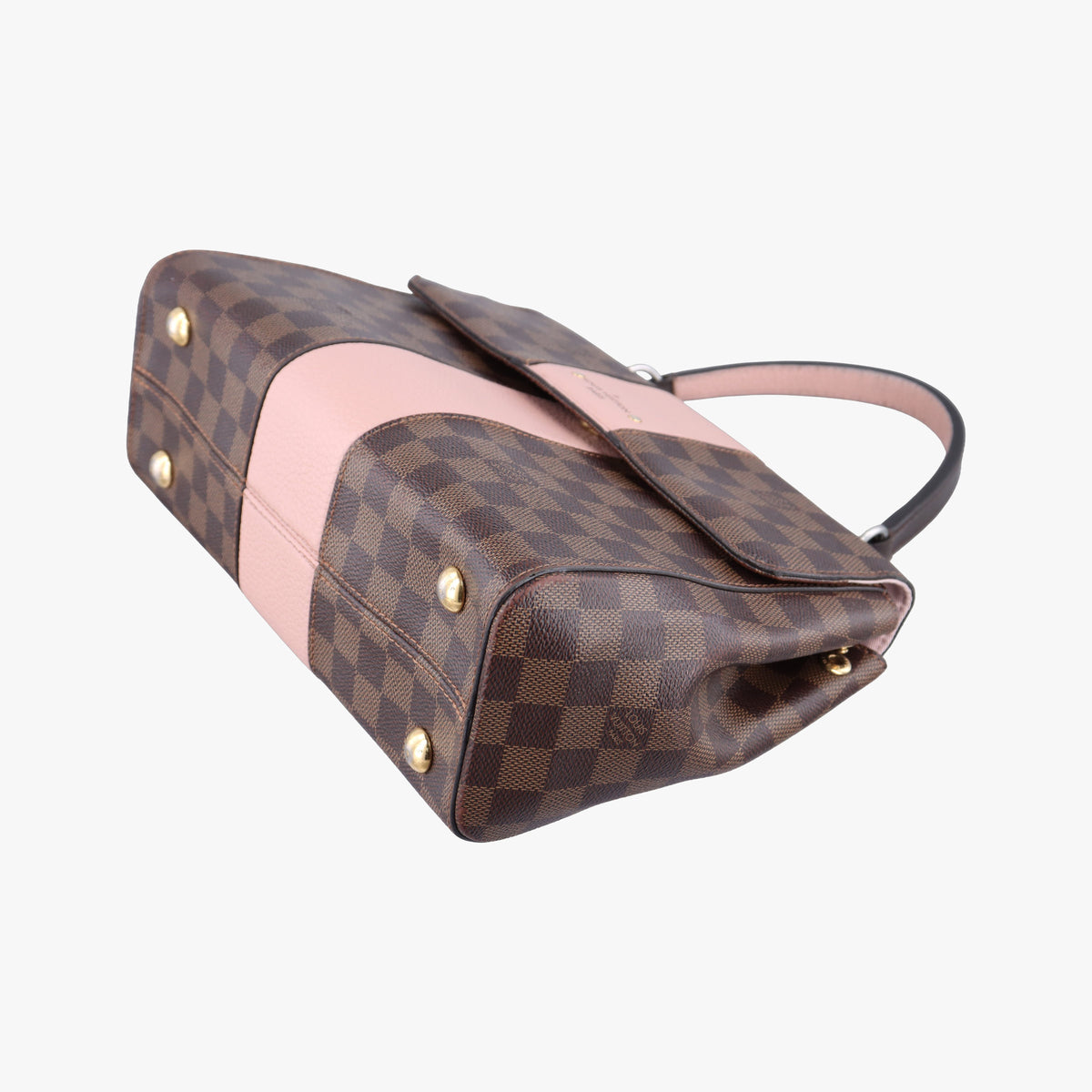 Pre-owned Louis Vuitton Bond Street EBENE×Magnolia Damier Canvas×Taurillon leather N64417 shoulderbag | stylenewstar