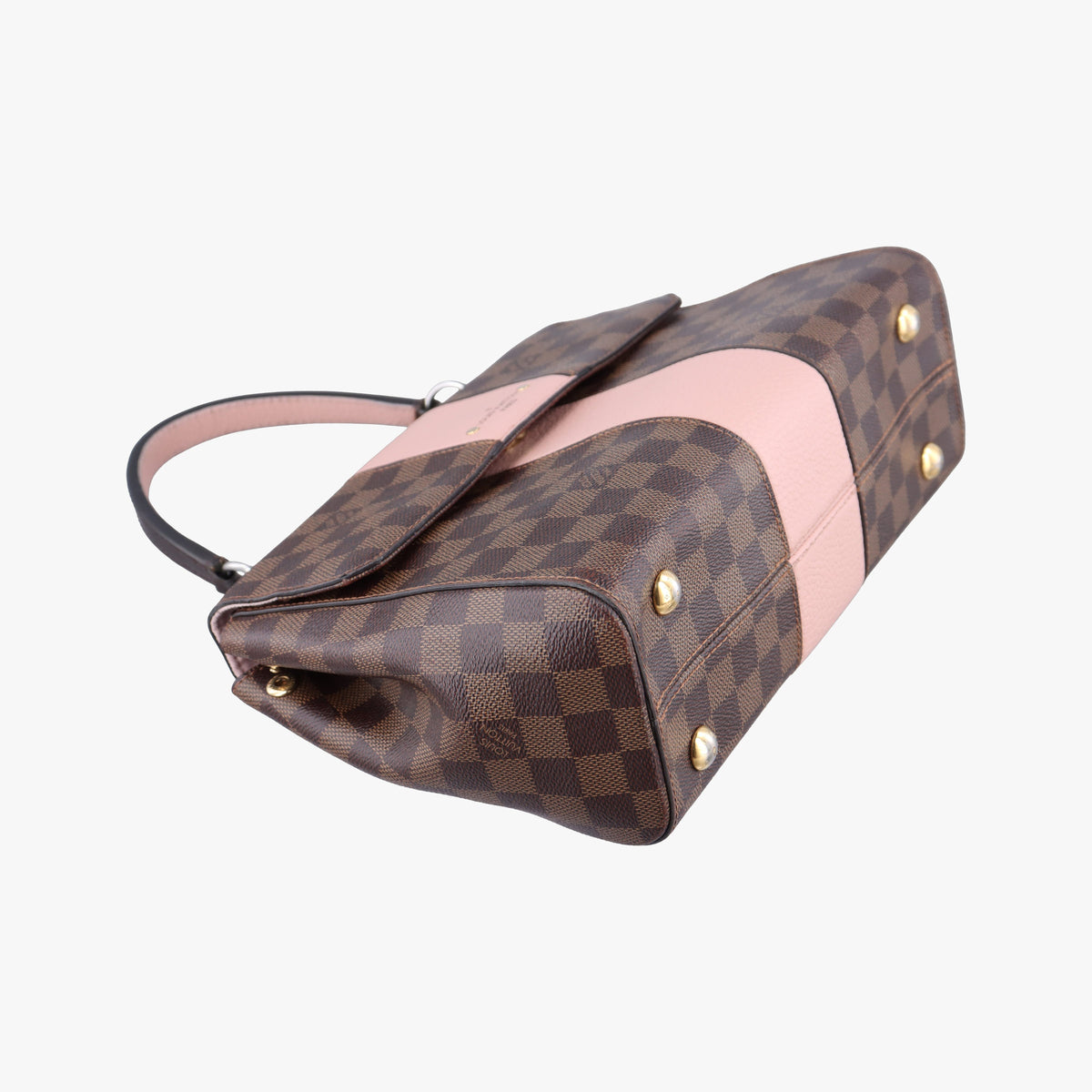 Pre-owned Louis Vuitton Bond Street EBENE×Magnolia Damier Canvas×Taurillon leather N64417 shoulderbag | stylenewstar