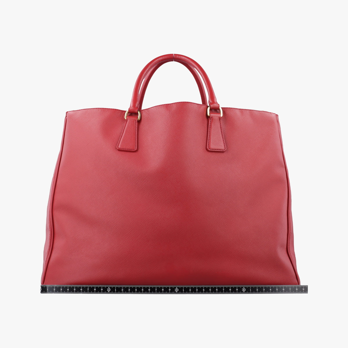 Pre-owned Prada Galleria Red SAFFIANO Leather BN1844 handbag | stylenewstar