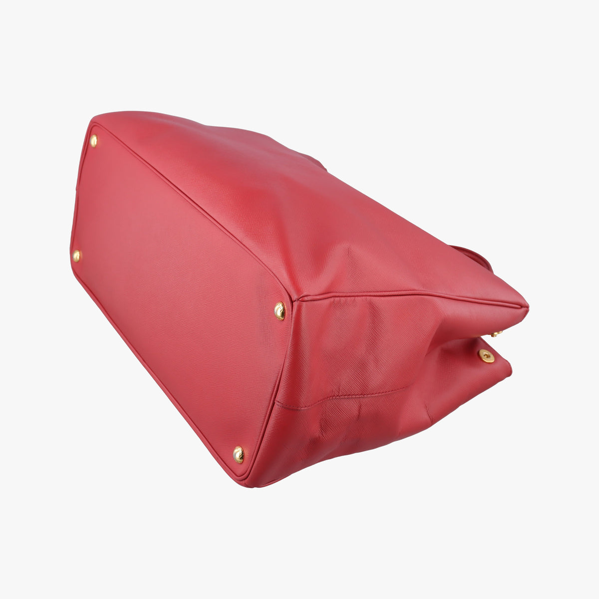 Pre-owned Prada Galleria Red SAFFIANO Leather BN1844 handbag | stylenewstar