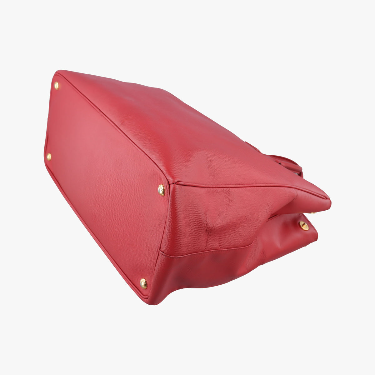 Pre-owned Prada Galleria Red SAFFIANO Leather BN1844 handbag | stylenewstar