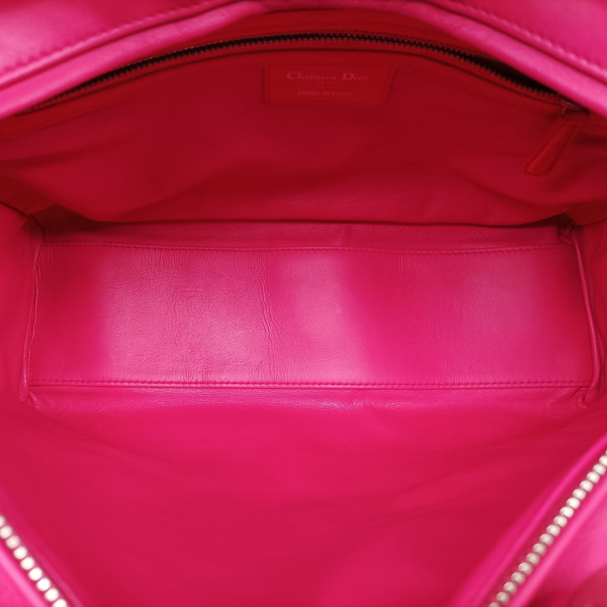 Pre-owned Christian Dior Lady Dior Orange×Pink lambskin  shoulderbag | stylenewstar