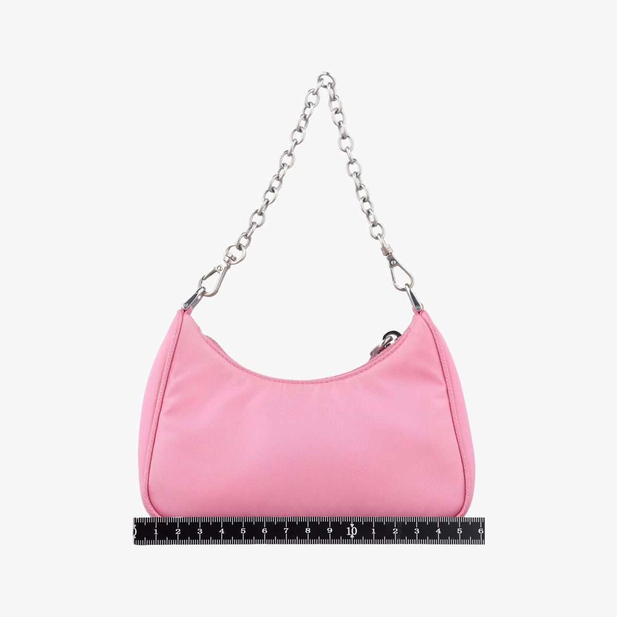 Secondhand Prada Re-Edition 2005 Nylon Mini Pink nylon 1TT122 shoulderbag | stylenewstar