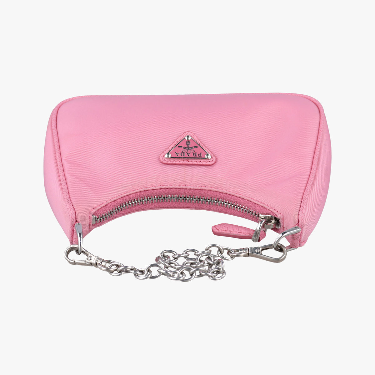 Secondhand Prada Re-Edition 2005 Nylon Mini Pink nylon 1TT122 shoulderbag | stylenewstar