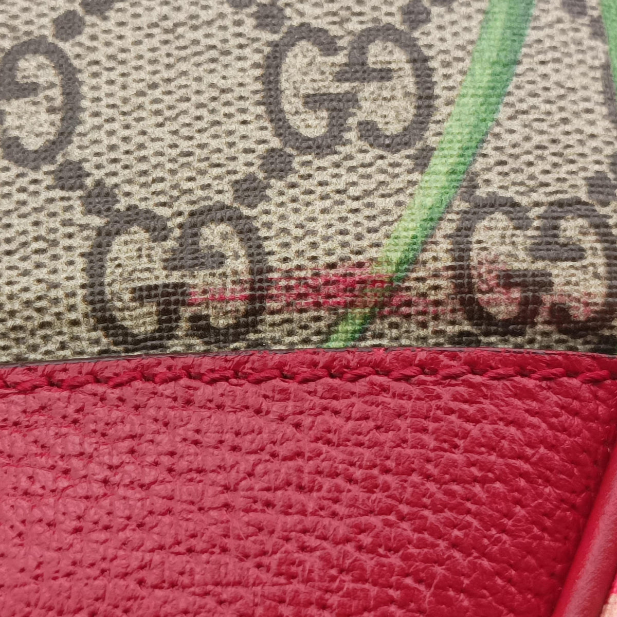 Pre-owned Gucci GG Supreme Tian beige×Multicolour PVC coated canvas×Leather 427042 backpack/rucksack | stylenewstar
