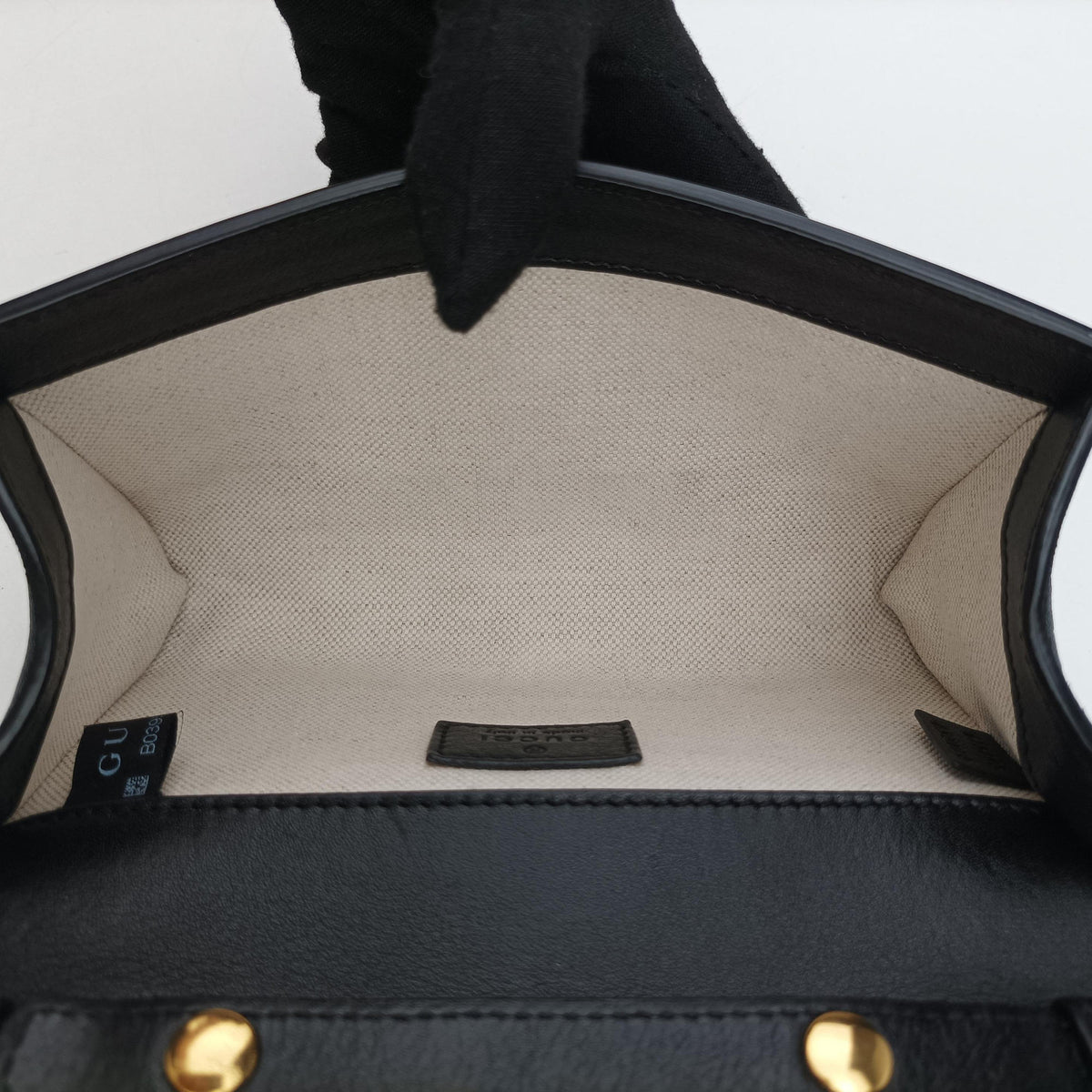 Pre-owned Gucci Bamboo Diana Black Leather 675795 shoulderbag | stylenewstar