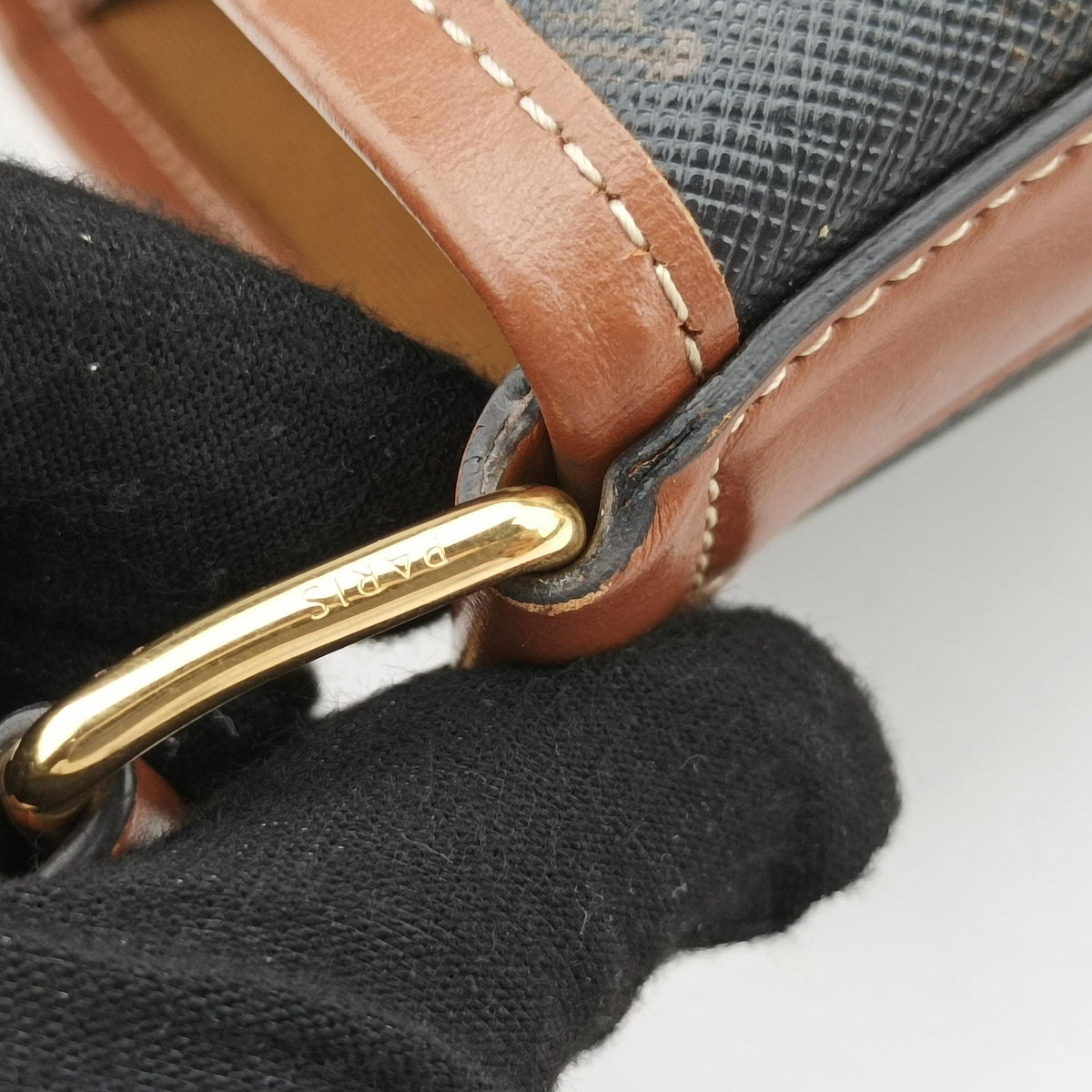 Secondhand Celine Small Bucket Brown PVC coated canvas×Leather  shoulderbag | stylenewstar