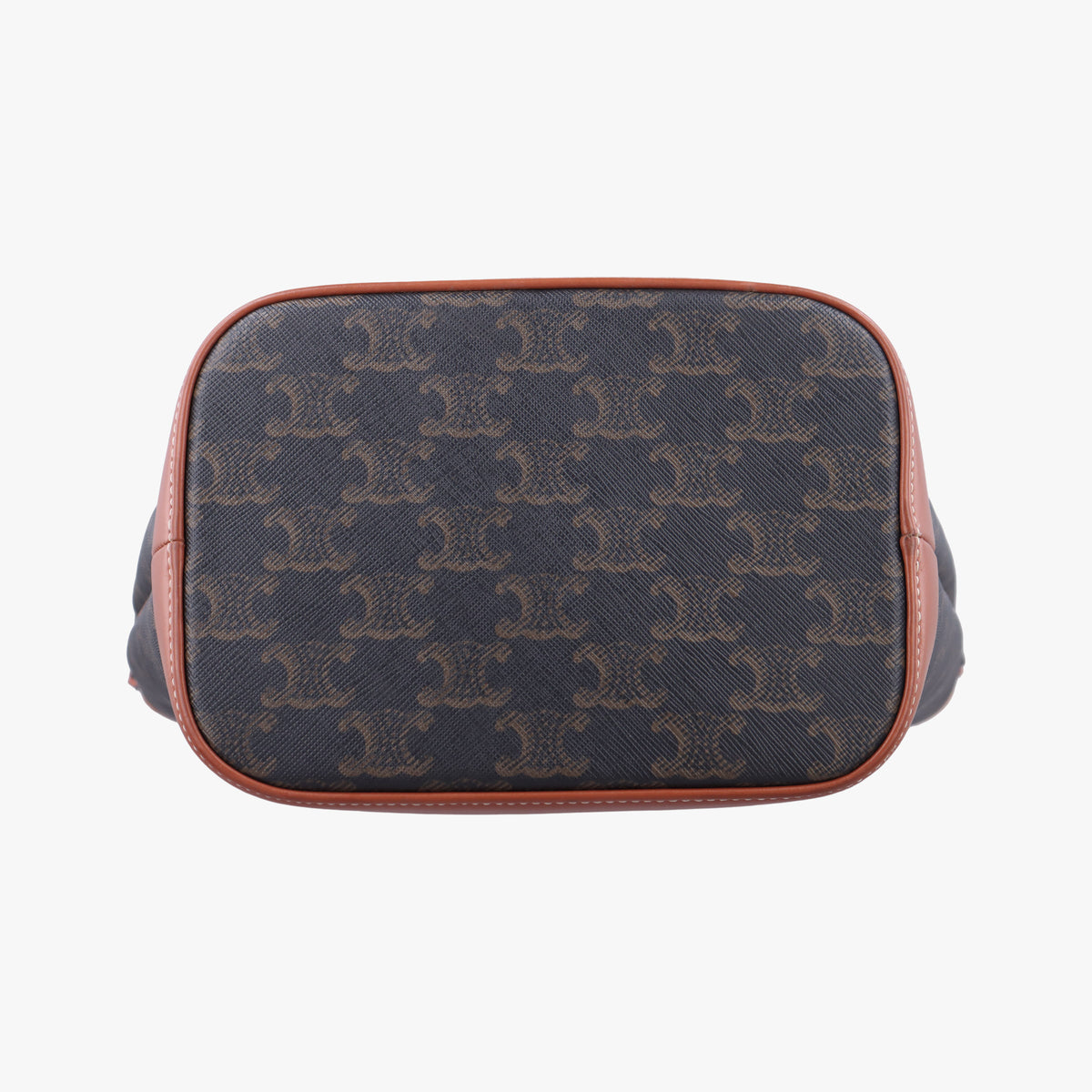 Secondhand Celine Small Bucket Brown PVC coated canvas×Leather  shoulderbag | stylenewstar