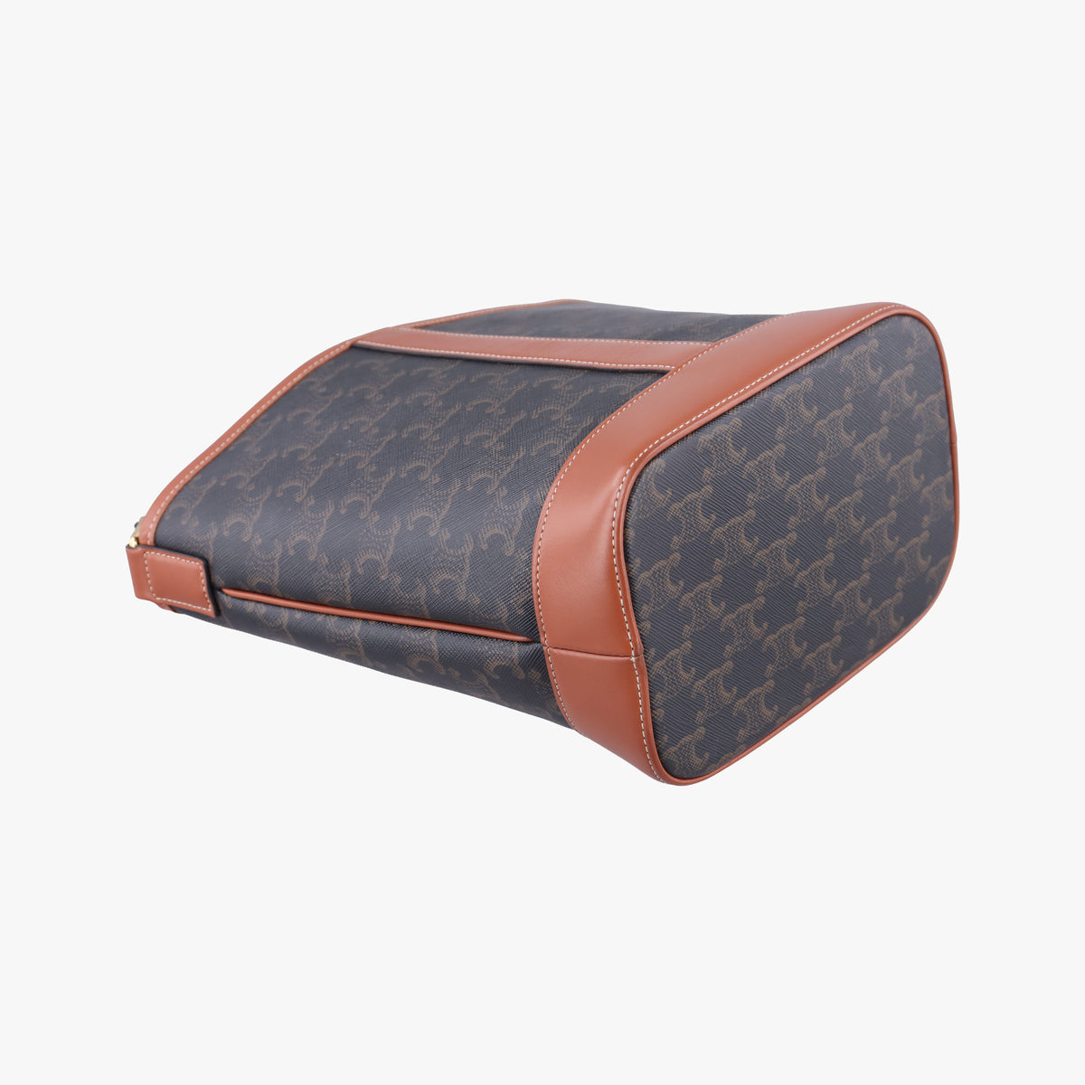 Secondhand Celine Small Bucket Brown PVC coated canvas×Leather  shoulderbag | stylenewstar