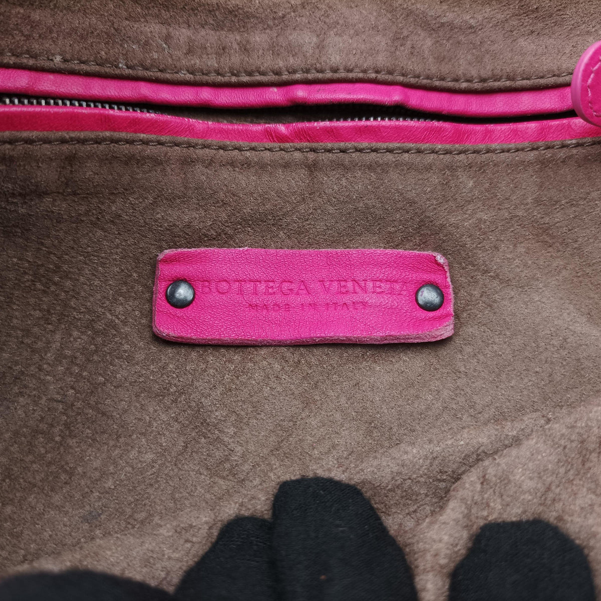 Vintage Bottega Veneta Intrecciato Pink lambskin  shoulderbag | stylenewstar