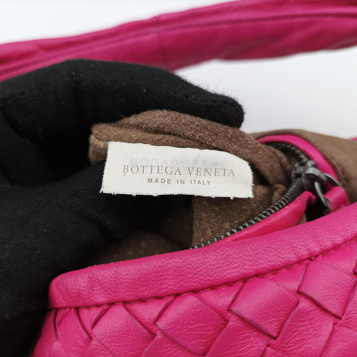 Vintage Bottega Veneta Intrecciato Pink lambskin  shoulderbag | stylenewstar