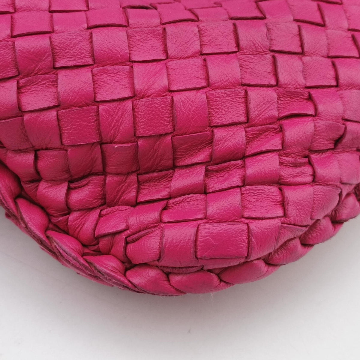 Vintage Bottega Veneta Intrecciato Pink lambskin  shoulderbag | stylenewstar