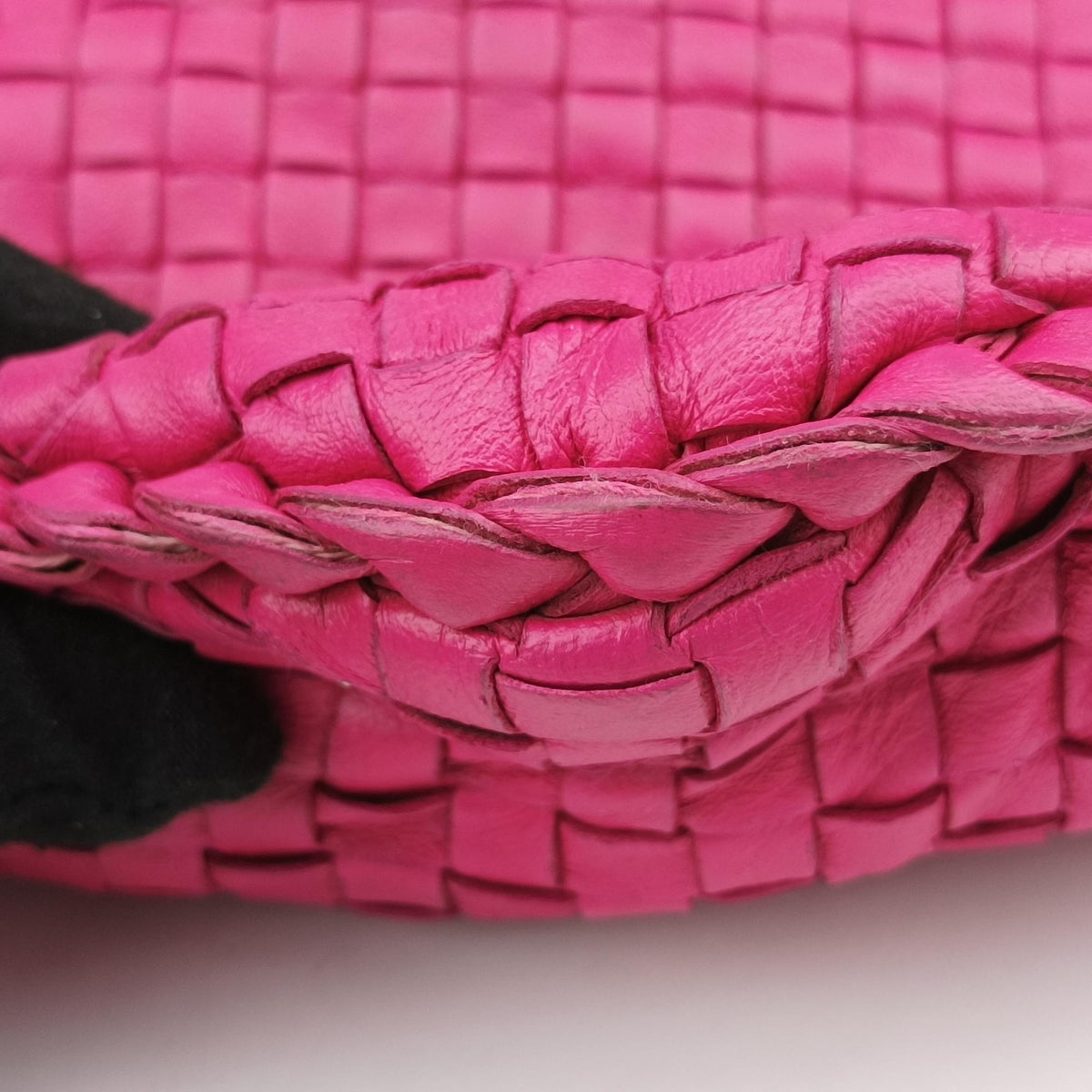 Vintage Bottega Veneta Intrecciato Pink lambskin  shoulderbag | stylenewstar