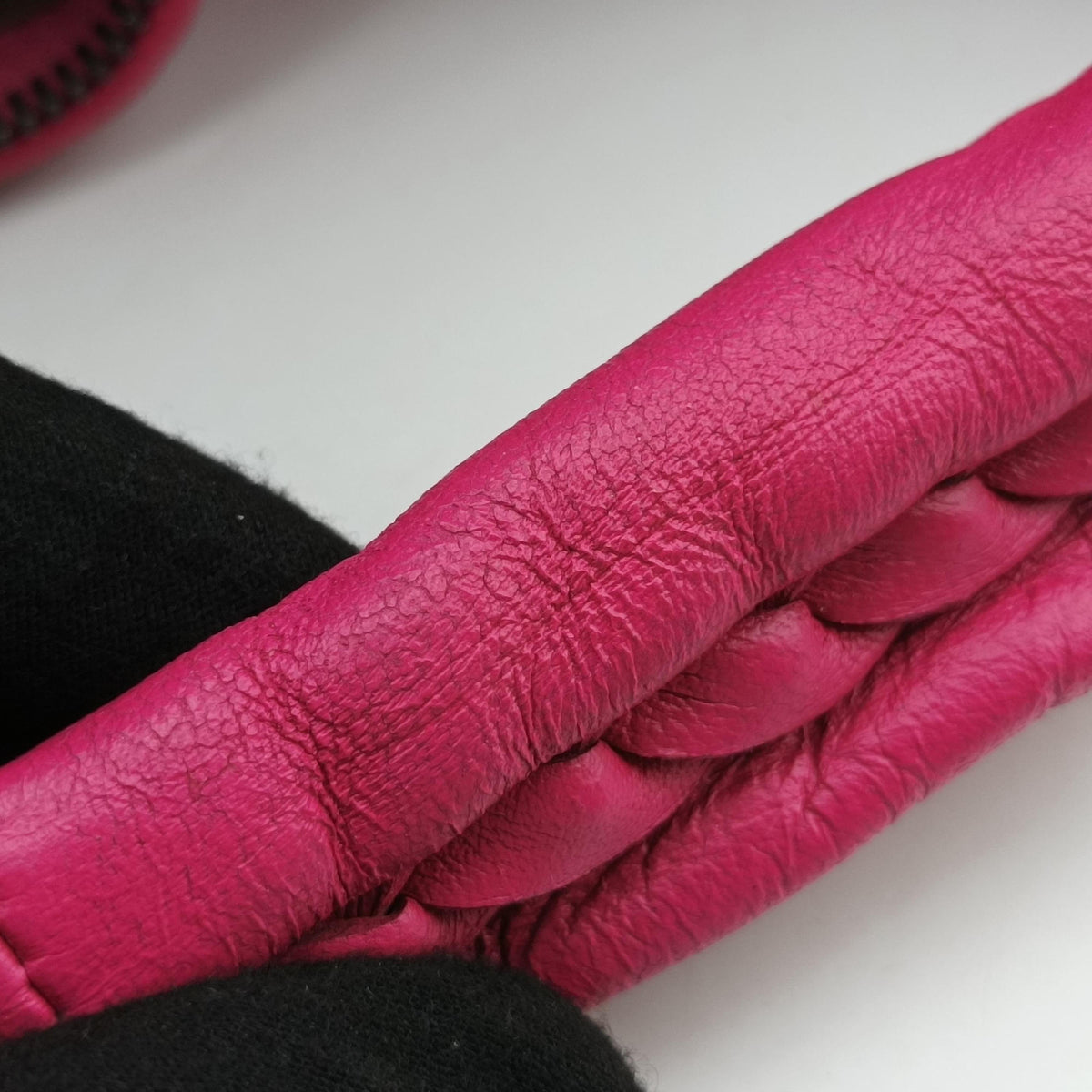 Vintage Bottega Veneta Intrecciato Pink lambskin  shoulderbag | stylenewstar