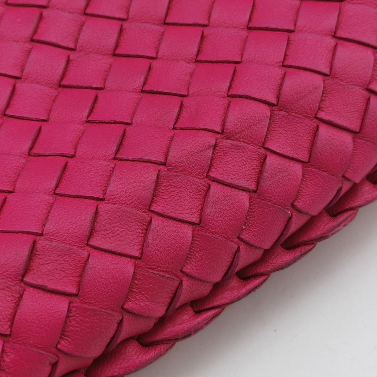 Vintage Bottega Veneta Intrecciato Pink lambskin  shoulderbag | stylenewstar
