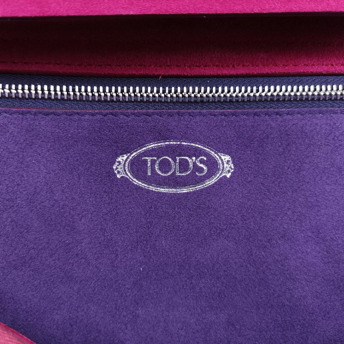 Pre-owned TODS Wave Rose Suede  shoulderbag | stylenewstar