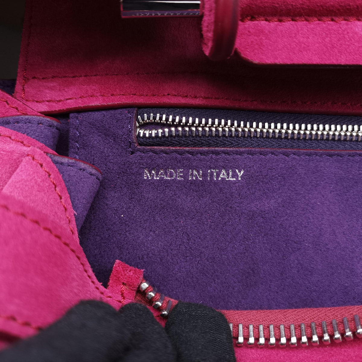 Pre-owned TODS Wave Rose Suede  shoulderbag | stylenewstar