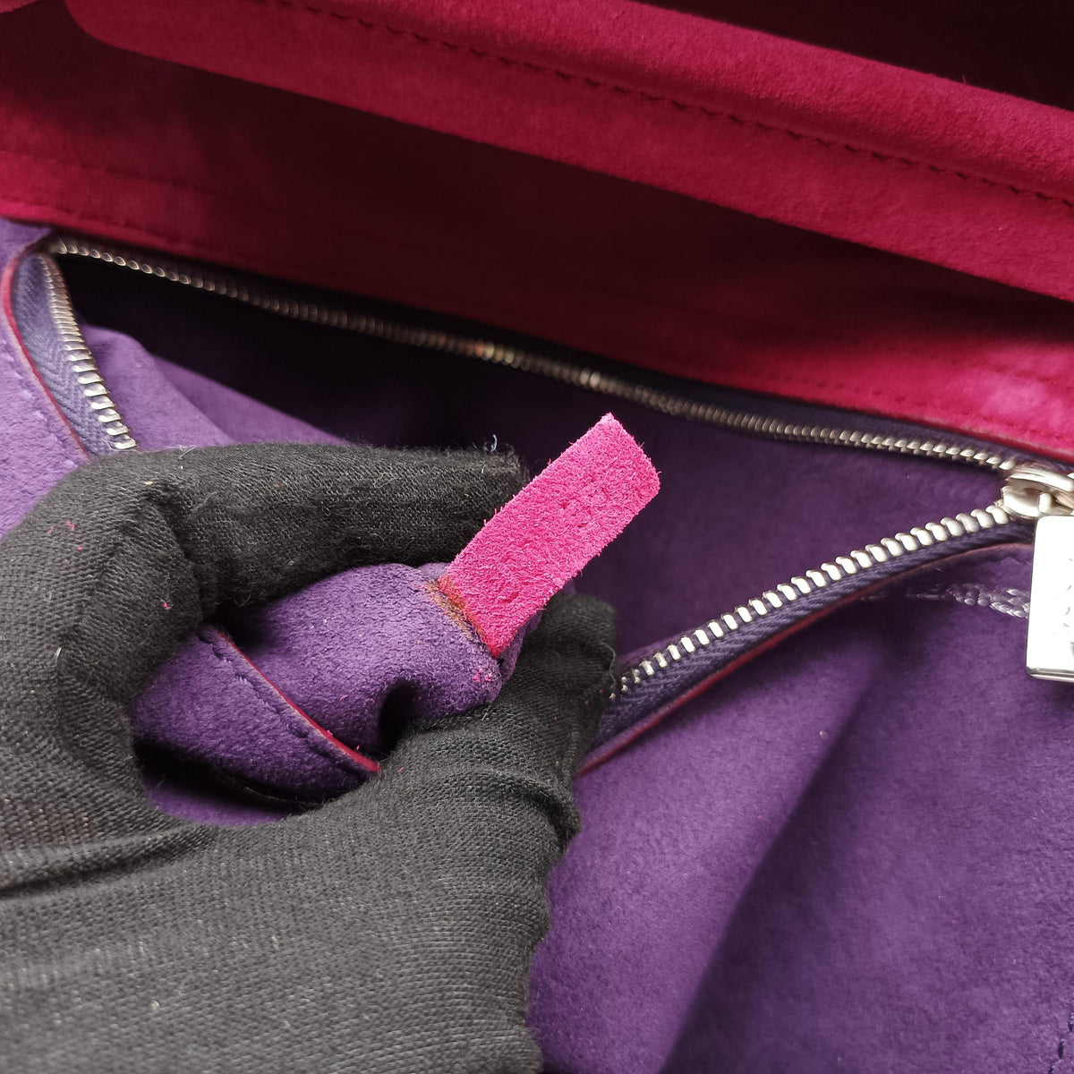 Pre-owned TODS Wave Rose Suede  shoulderbag | stylenewstar