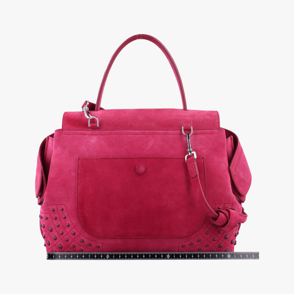 Pre-owned TODS Wave Rose Suede  shoulderbag | stylenewstar
