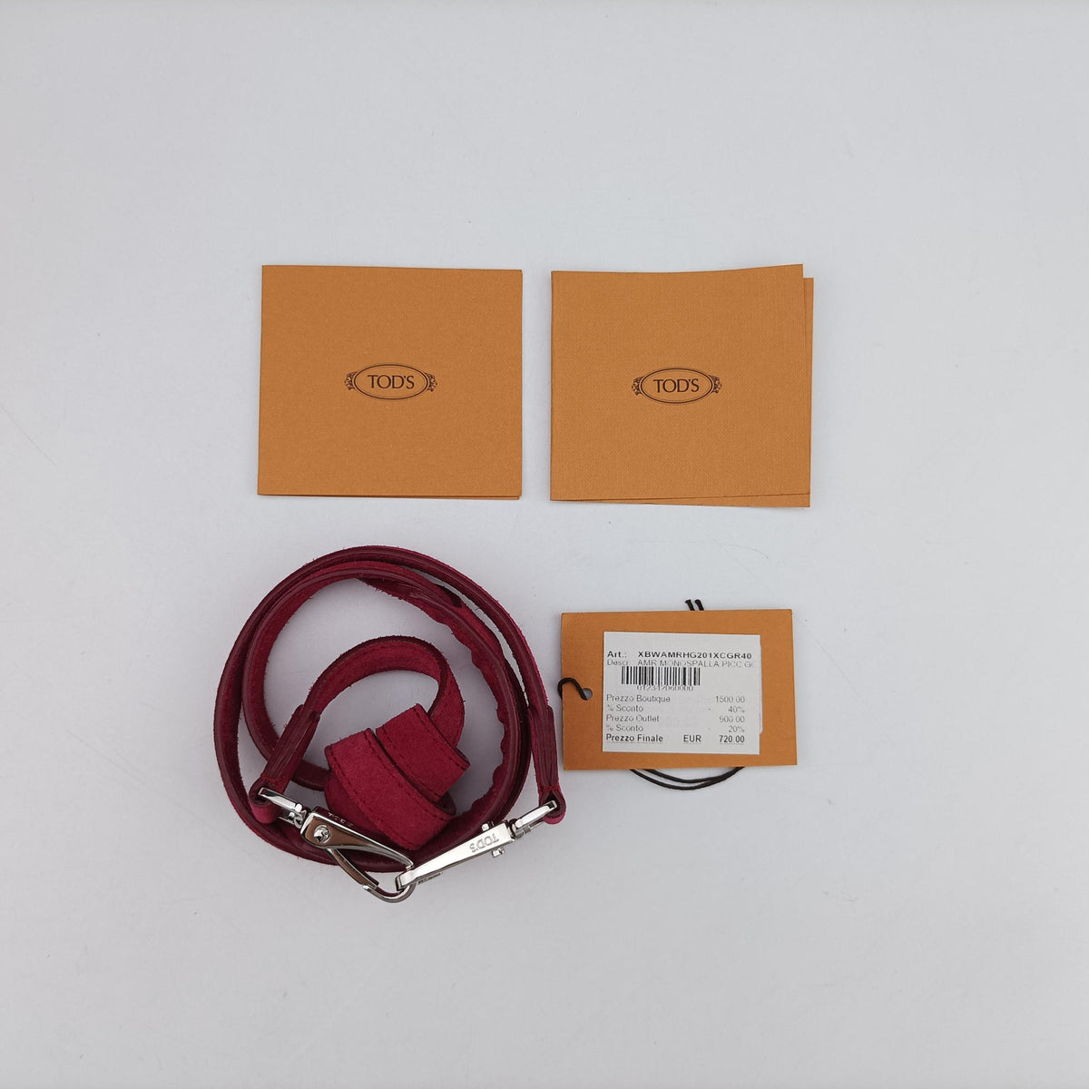 Pre-owned TODS Wave Rose Suede  shoulderbag | stylenewstar