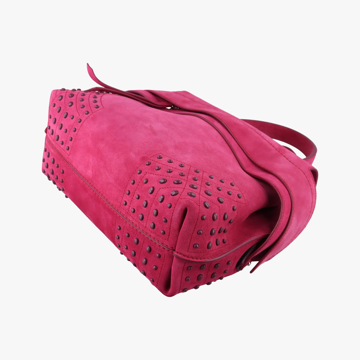 Pre-owned TODS Wave Rose Suede  shoulderbag | stylenewstar