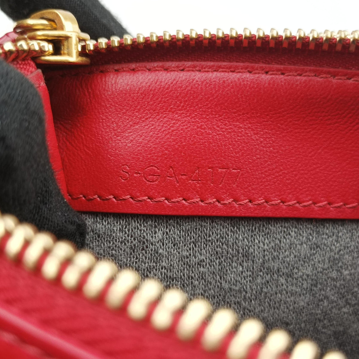 Pre-owned Celine TRIO Red lambskin  shoulderbag | stylenewstar