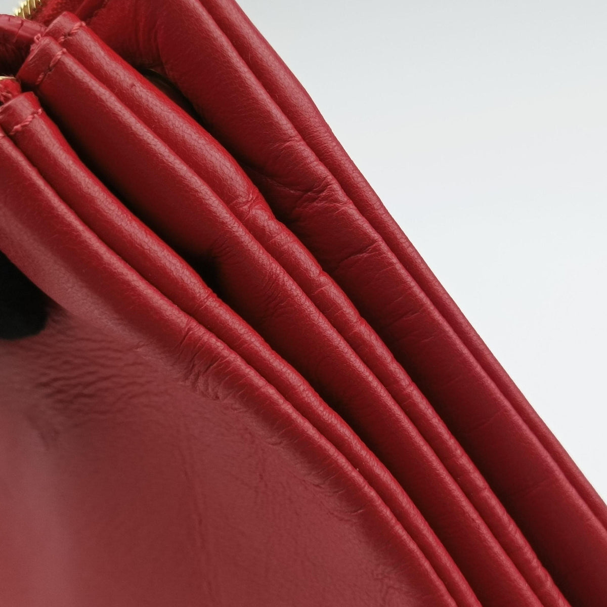 Pre-owned Celine TRIO Red lambskin  shoulderbag | stylenewstar
