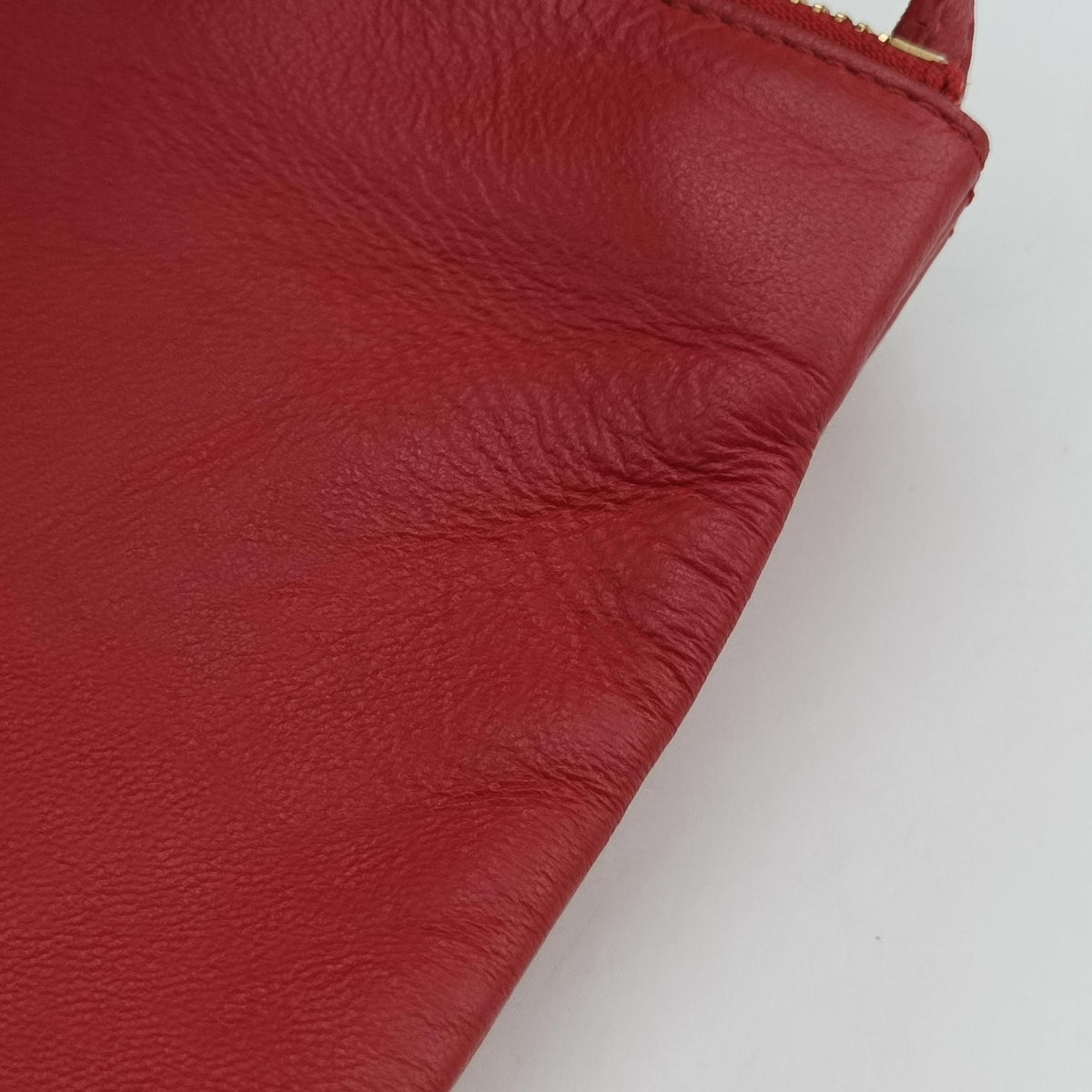 Pre-owned Celine TRIO Red lambskin  shoulderbag | stylenewstar