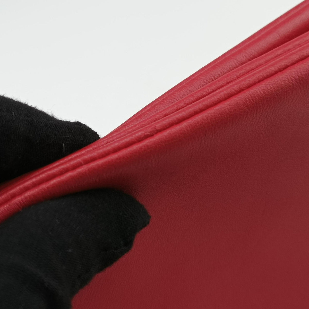Pre-owned Celine TRIO Red lambskin  shoulderbag | stylenewstar