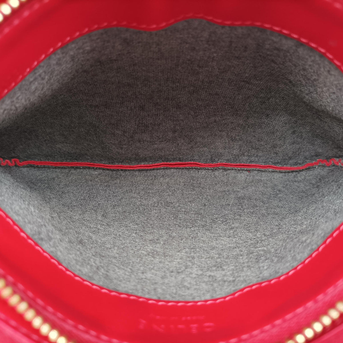 Pre-owned Celine TRIO Red lambskin  shoulderbag | stylenewstar