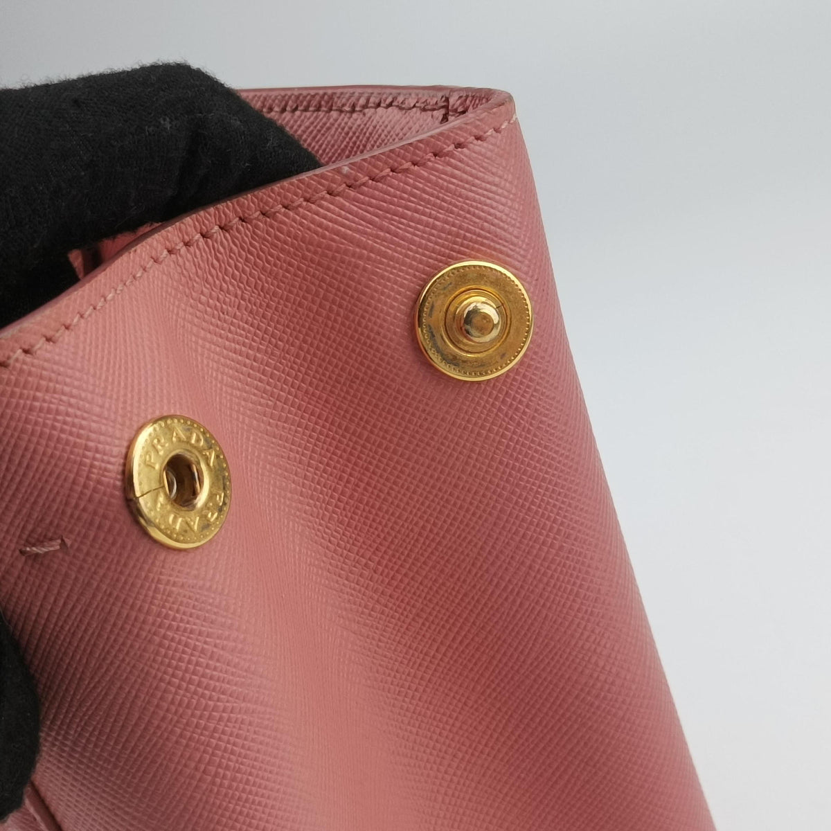 Pre-owned Prada Galleria Pink SAFFIANO Leather BN1844 shoulderbag | stylenewstar