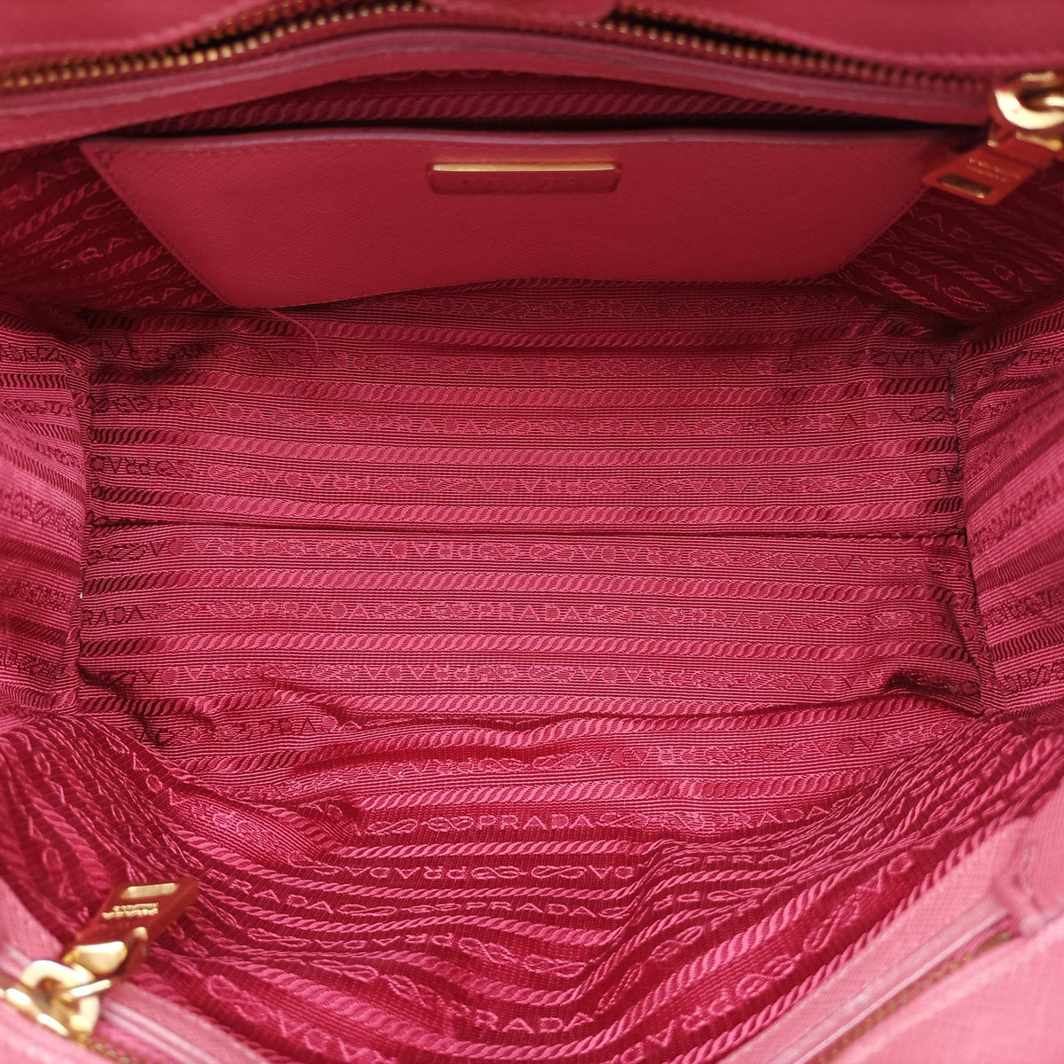 Vintage Prada Galleria Pink SAFFIANO Leather BN1844 shoulderbag | stylenewstar