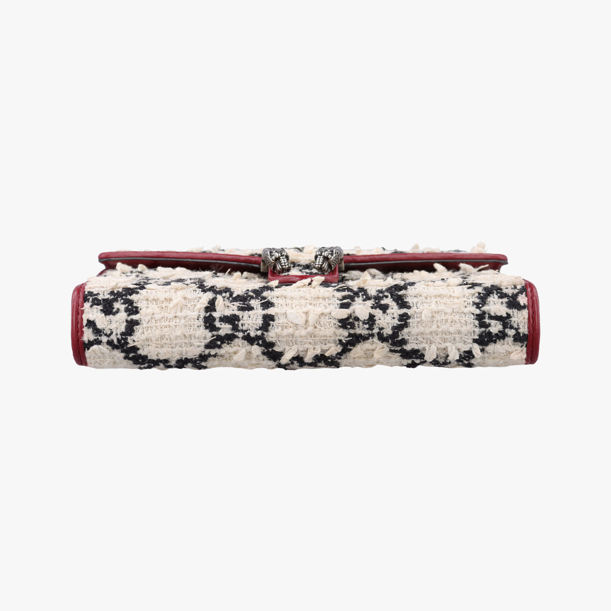 Secondhand Gucci Dionysus Ivory × Red × Black Tweed×Leather 401231 shoulderbag | stylenewstar