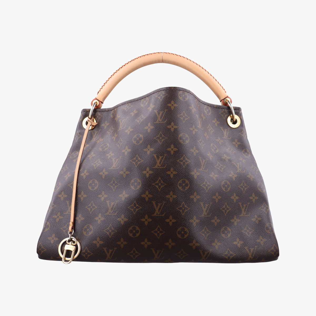 Pre-owned Louis Vuitton ARTSY MM Brown Monogram Canvas M40249 handbag | stylenewstar