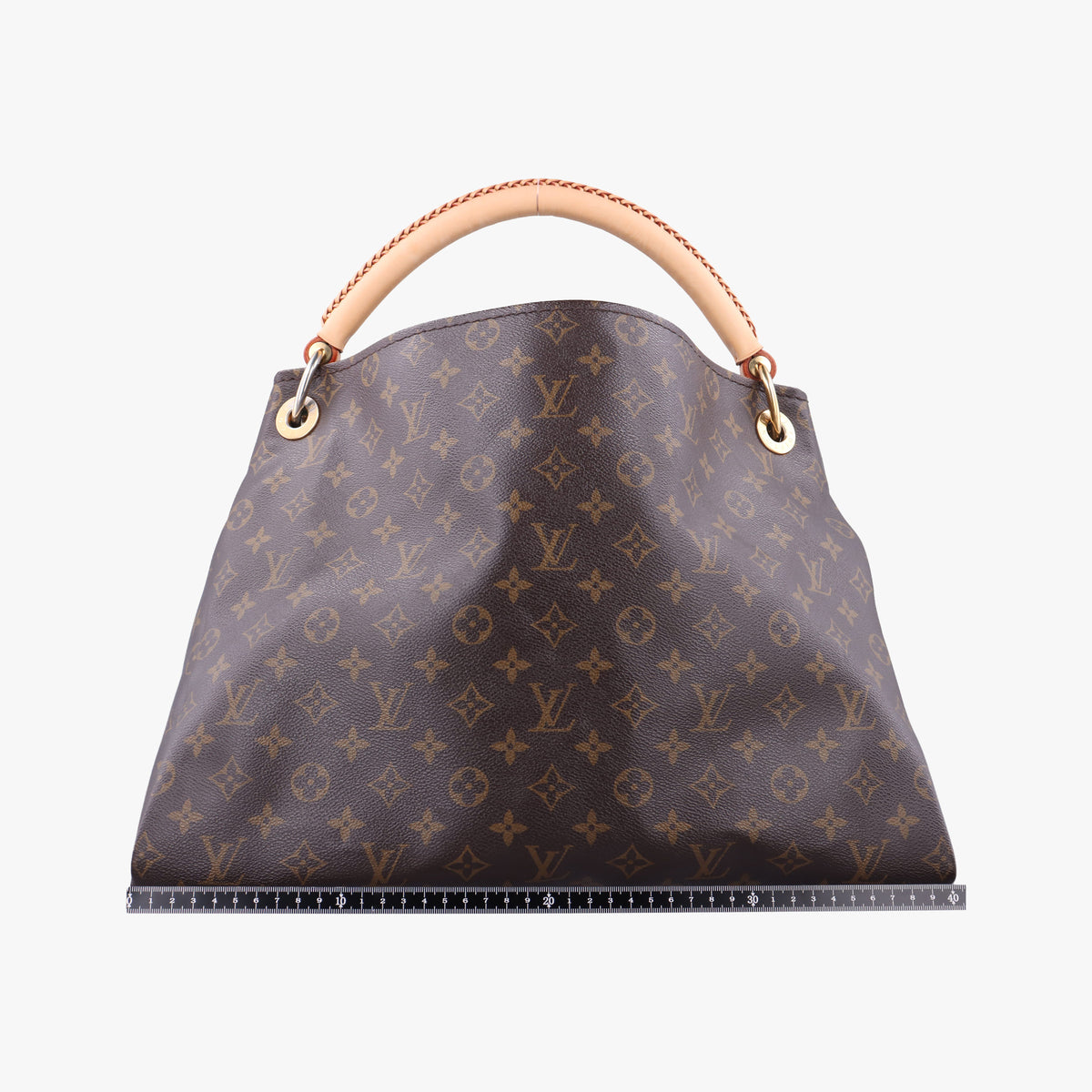 Pre-owned Louis Vuitton ARTSY MM Brown Monogram Canvas M40249 handbag | stylenewstar