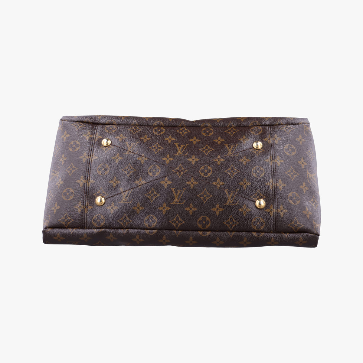 Pre-owned Louis Vuitton ARTSY MM Brown Monogram Canvas M40249 handbag | stylenewstar