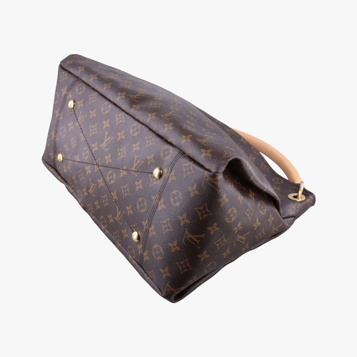 Pre-owned Louis Vuitton ARTSY MM Brown Monogram Canvas M40249 handbag | stylenewstar