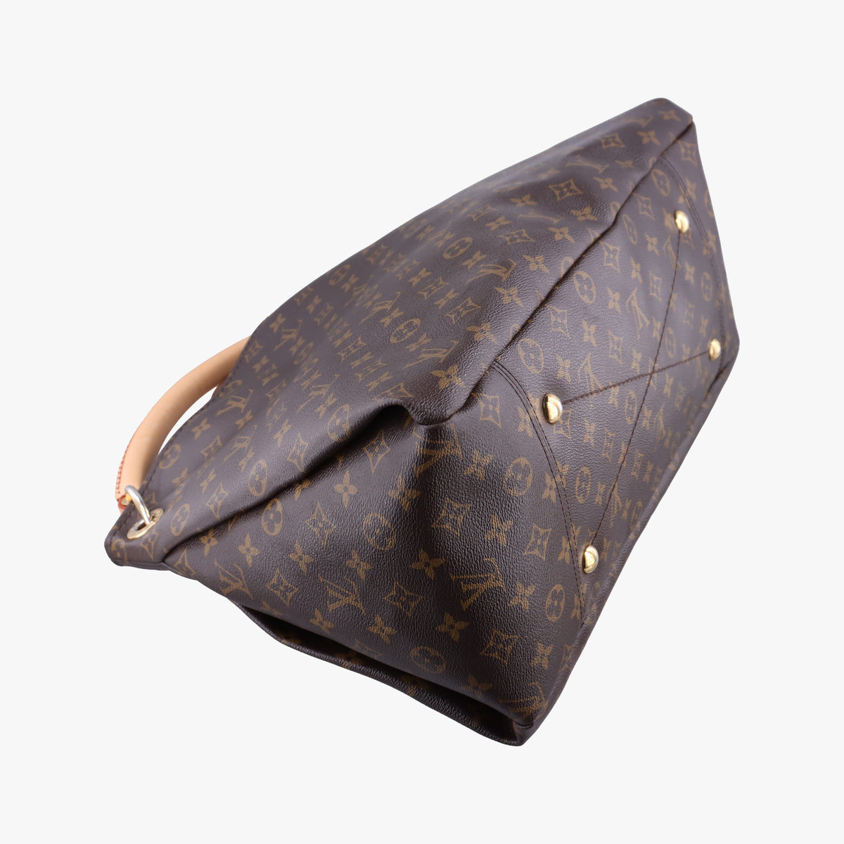 Pre-owned Louis Vuitton ARTSY MM Brown Monogram Canvas M40249 handbag | stylenewstar