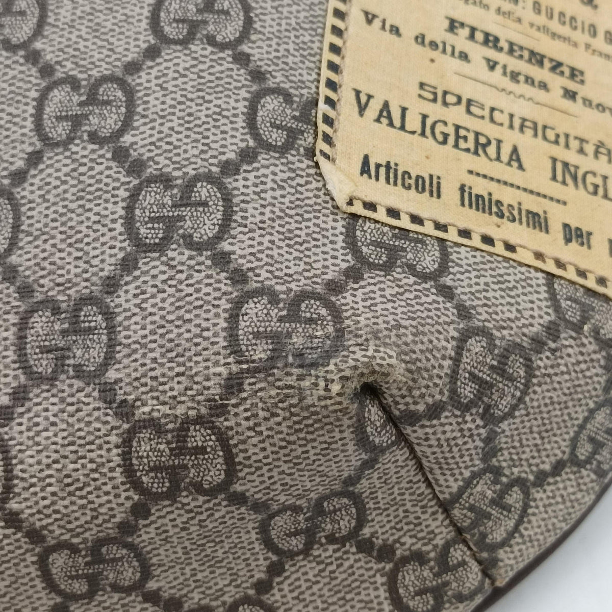 Vintage Gucci GG Supreme Courrier Brown PVC coated canvas 529711 bum bag/waist bag | stylenewstar