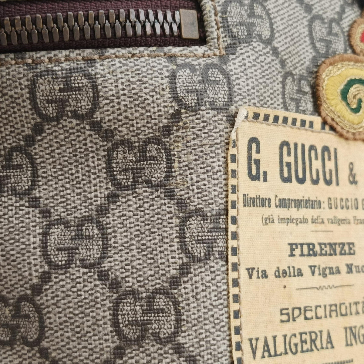 Vintage Gucci GG Supreme Courrier Brown PVC coated canvas 529711 bum bag/waist bag | stylenewstar