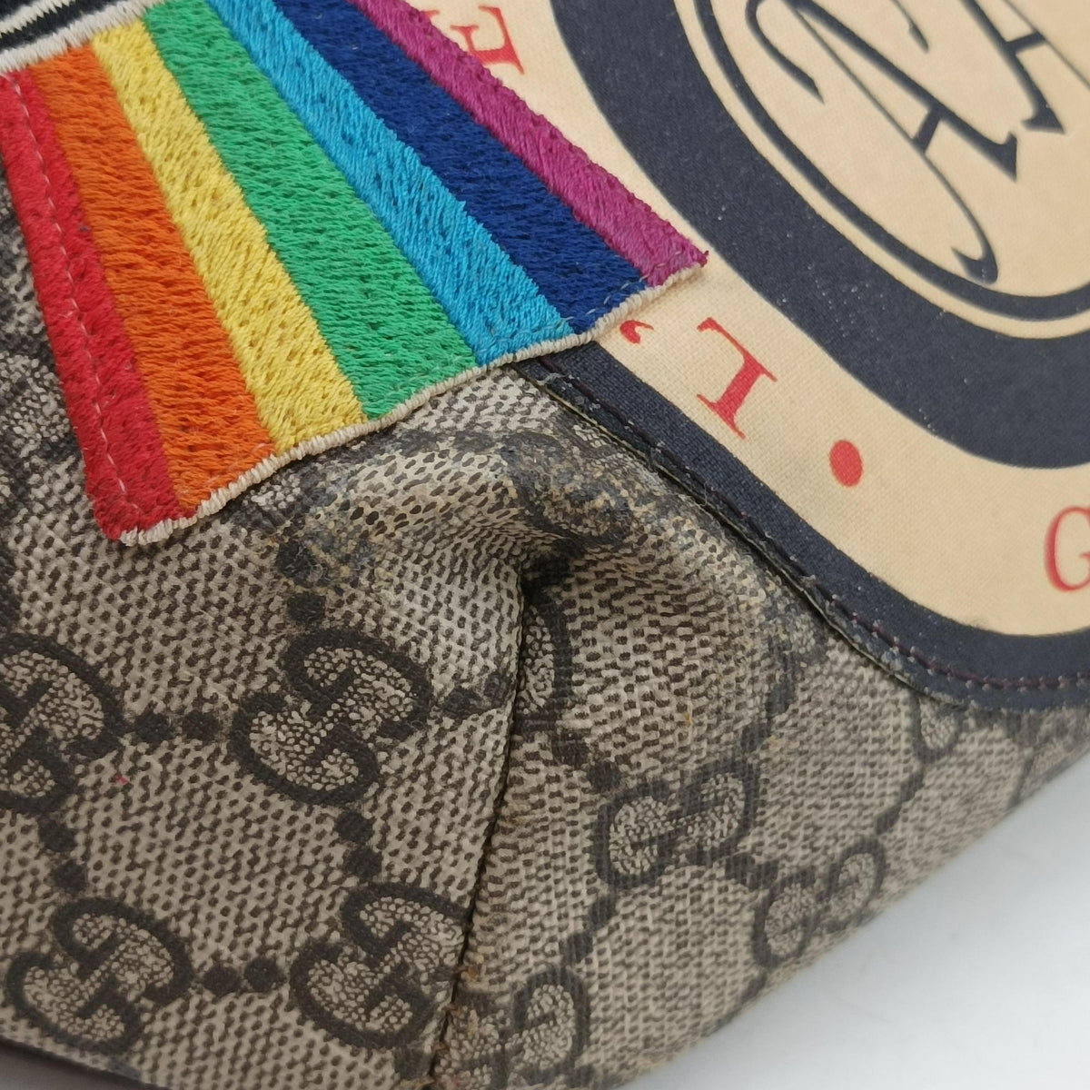 Vintage Gucci GG Supreme Courrier Brown PVC coated canvas 529711 bum bag/waist bag | stylenewstar