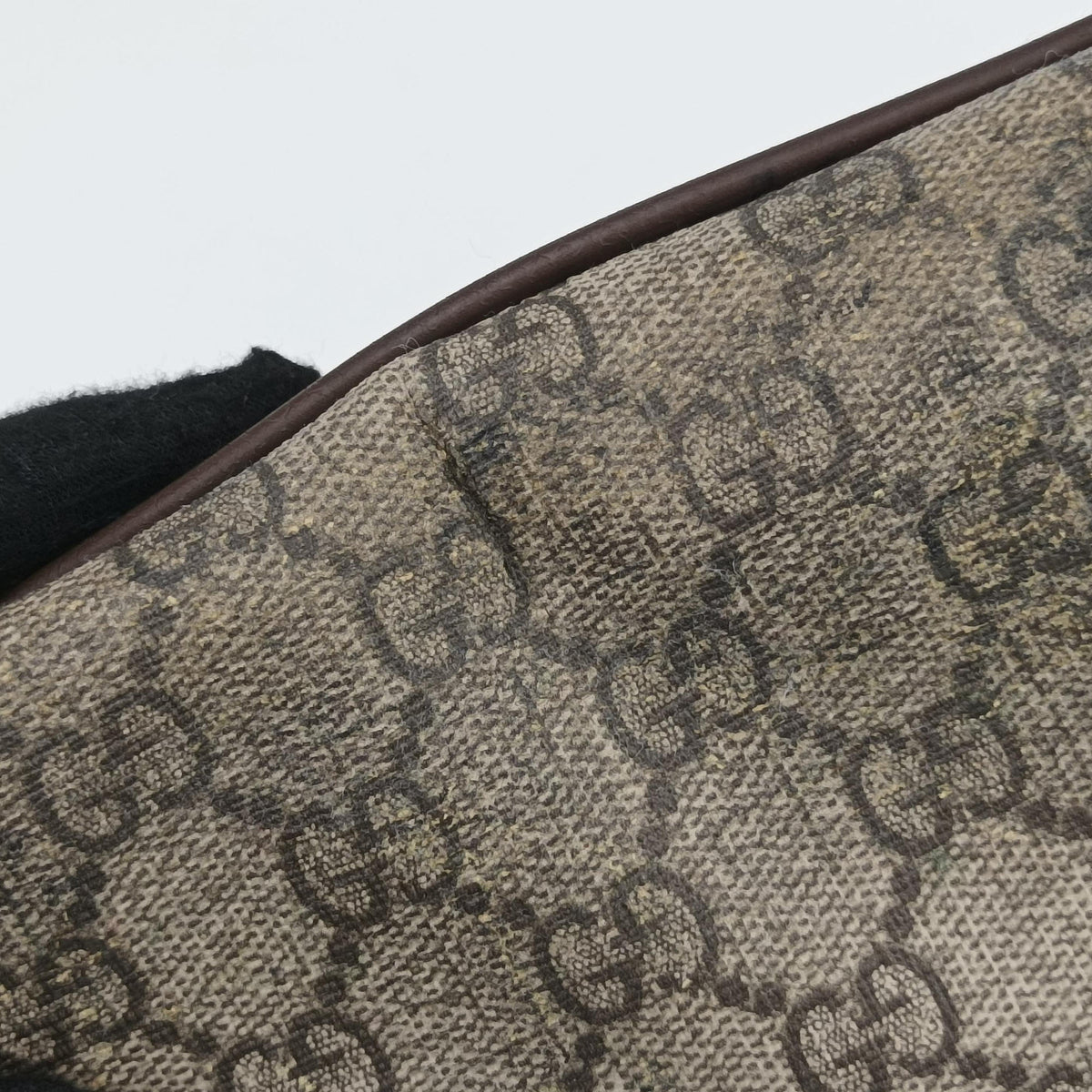 Vintage Gucci GG Supreme Courrier Brown PVC coated canvas 529711 bum bag/waist bag | stylenewstar