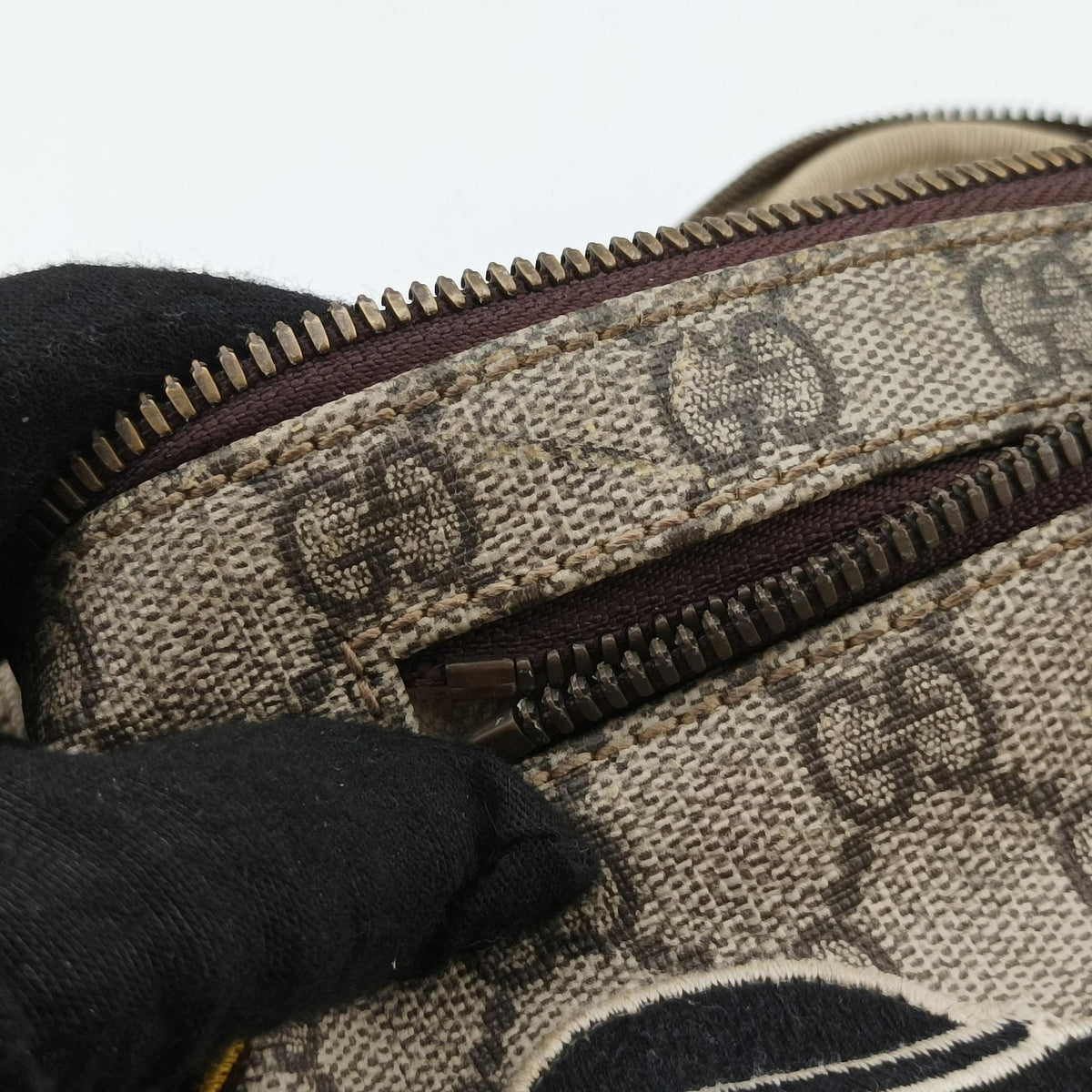 Vintage Gucci GG Supreme Courrier Brown PVC coated canvas 529711 bum bag/waist bag | stylenewstar