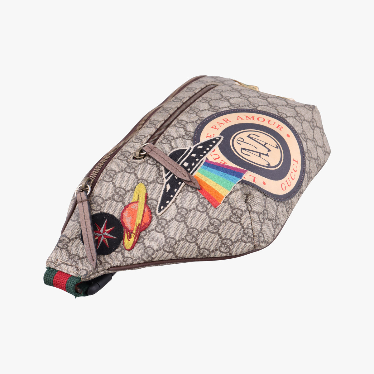 Vintage Gucci GG Supreme Courrier Brown PVC coated canvas 529711 bum bag/waist bag | stylenewstar