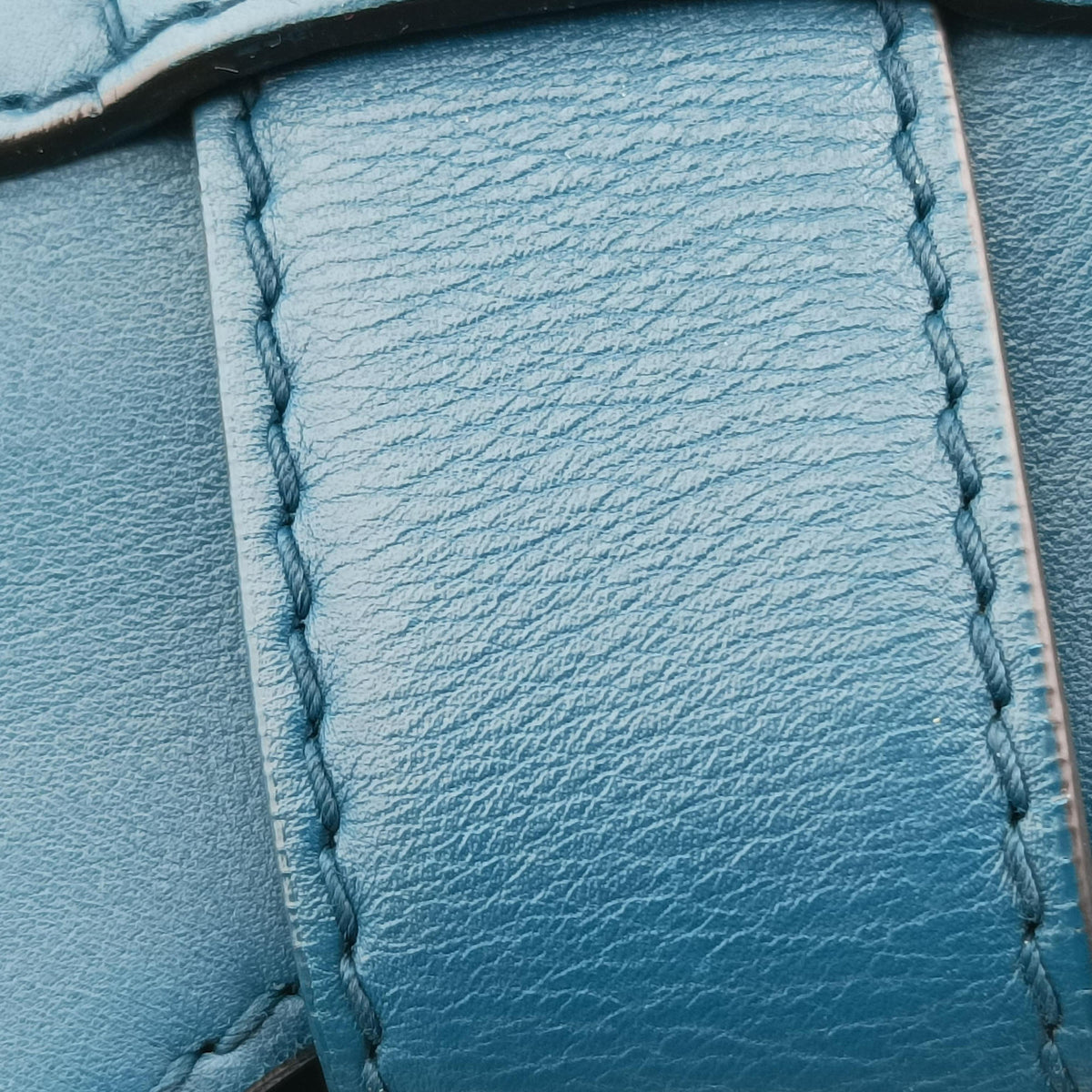 Pre-owned Gucci Stirrup Blue Leather 277515 shoulderbag | stylenewstar