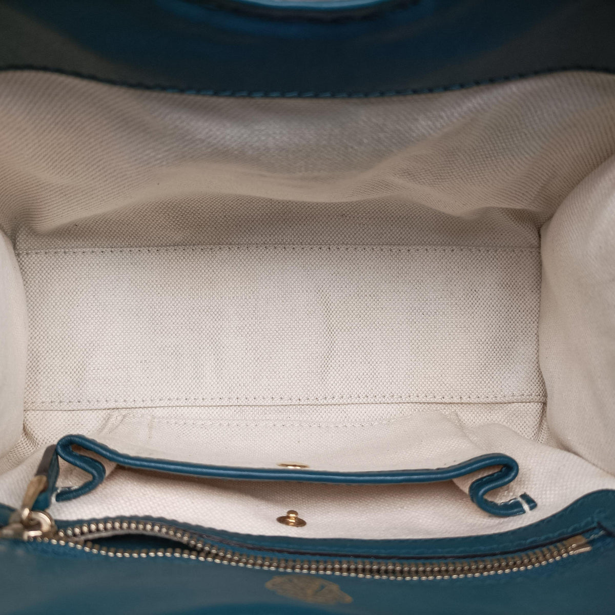 Pre-owned Gucci Stirrup Blue Leather 277515 shoulderbag | stylenewstar