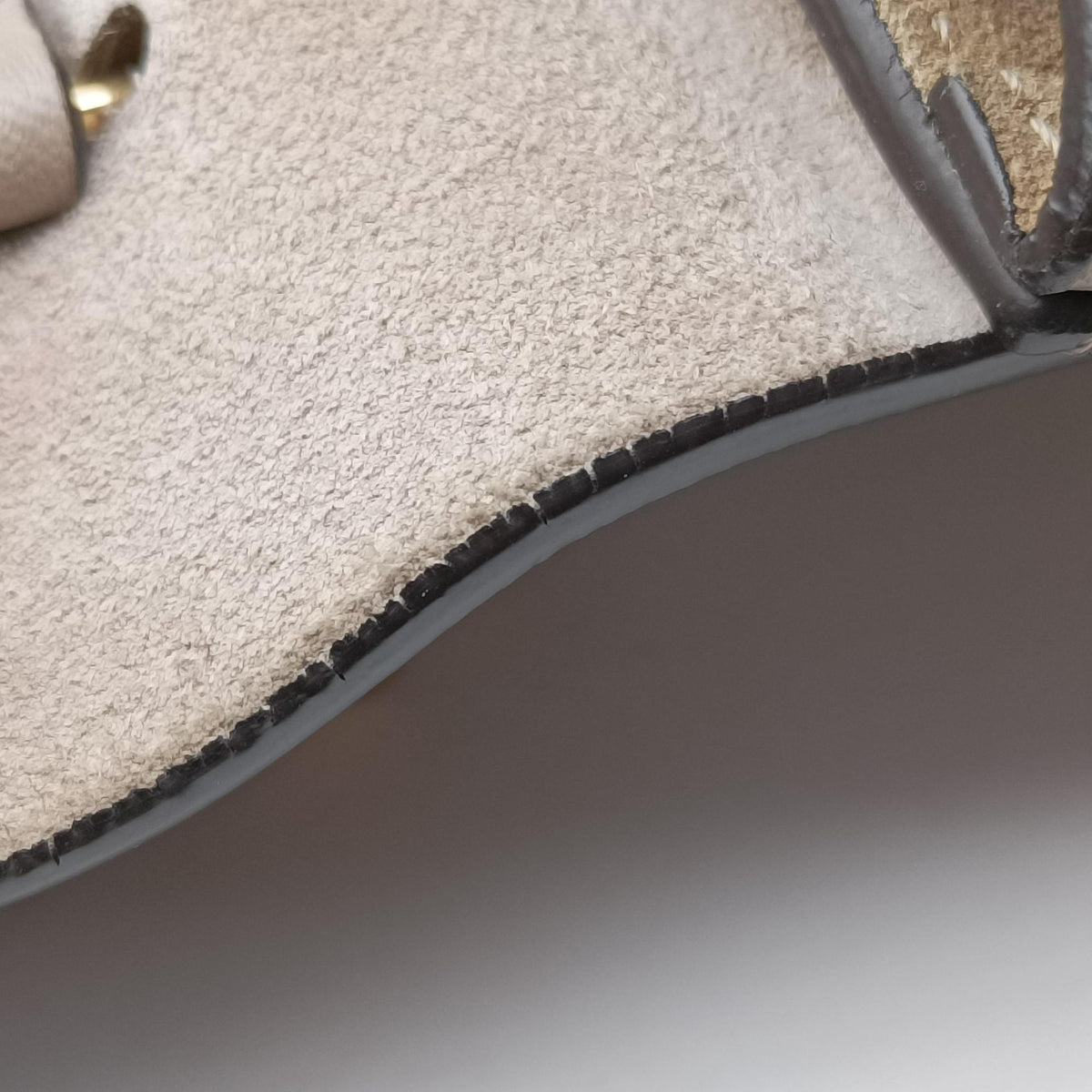 Pre-owned Chloe DREW Grey Leather × suede  shoulderbag | stylenewstar
