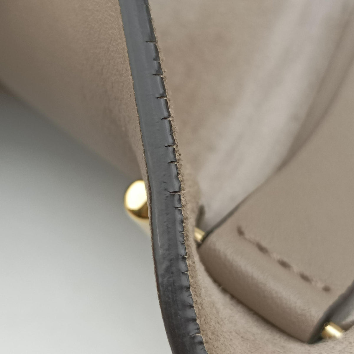 Pre-owned Chloe DREW Grey Leather × suede  shoulderbag | stylenewstar